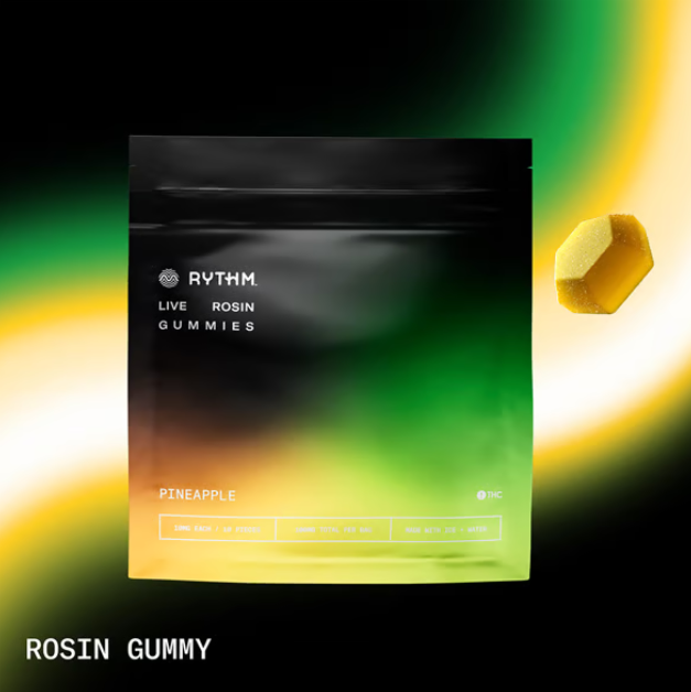 Photograph of product: Rythm Edibles 10pk/100mg Solventless- Watermelon