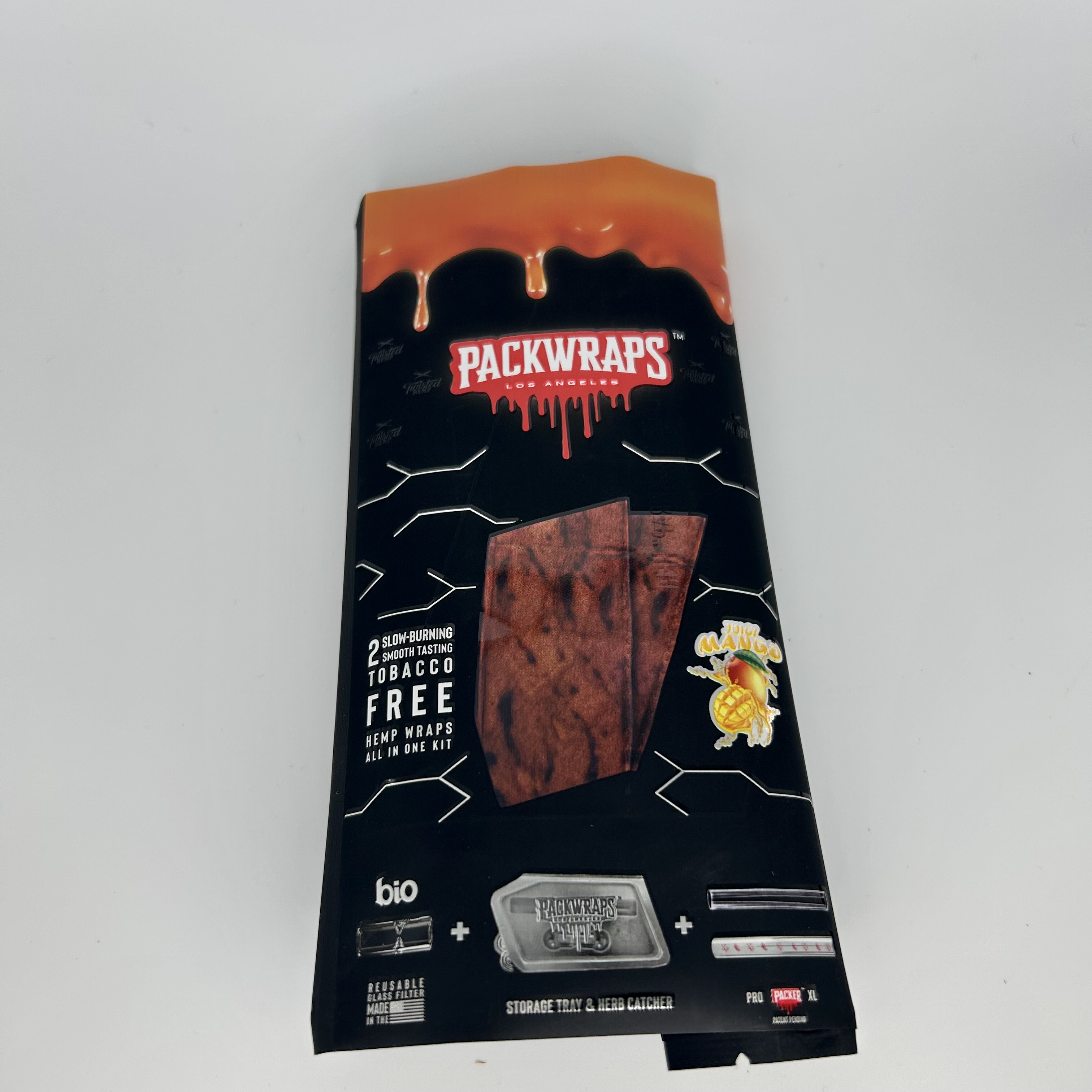 Photograph of Product: Juciy Mango Hemp Wraps 2pk