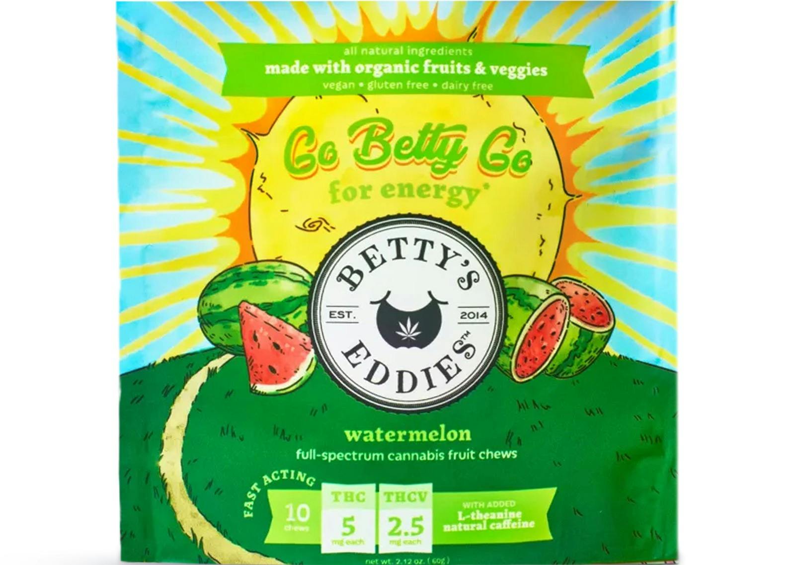 Photograph of product: 5mg TH-oui Fruit Chews - Watermelon - 10ct