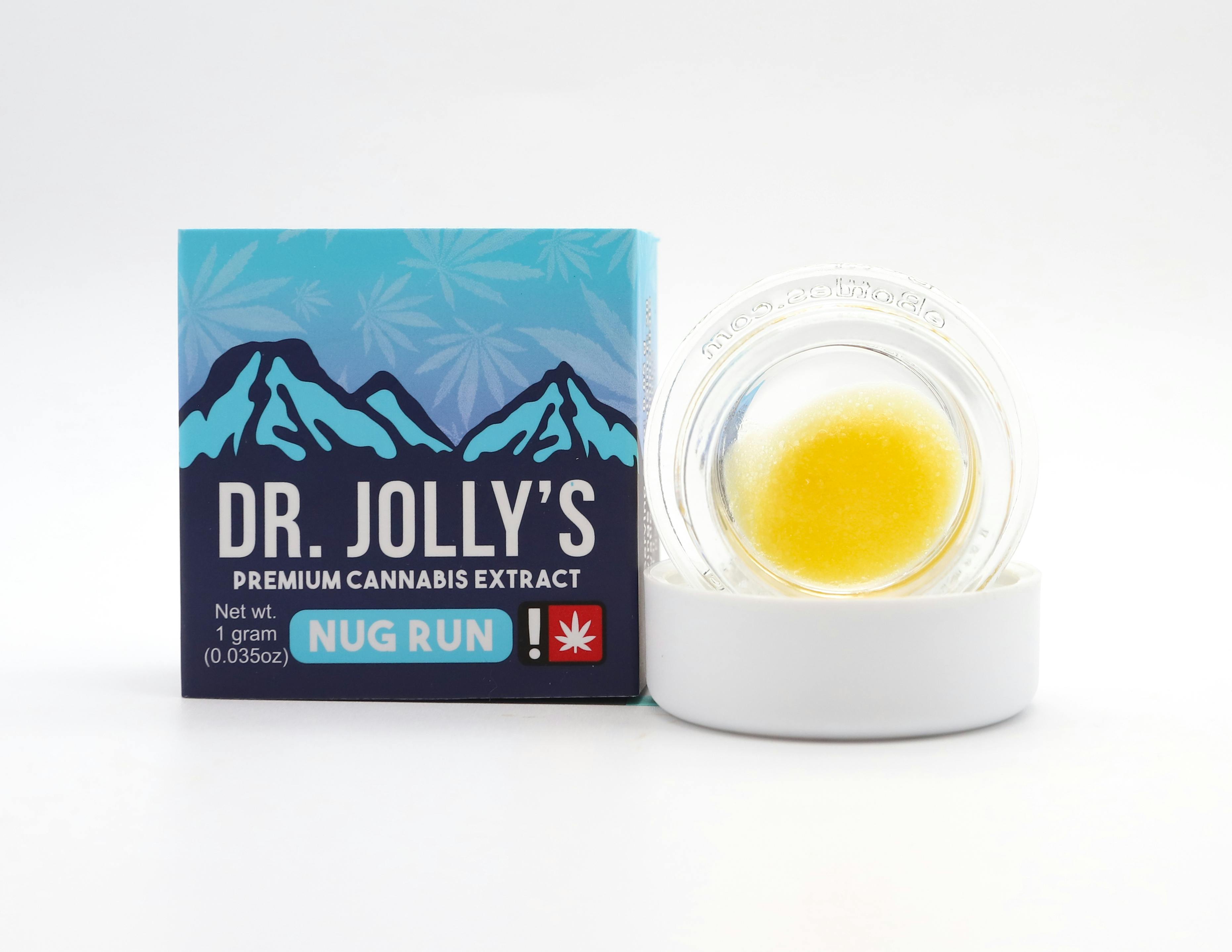 Photograph of product: Dr. Jolly's | (I) Nug Run | Florida Kush |