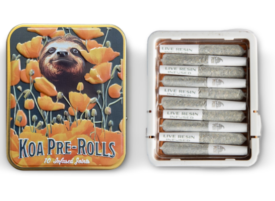 Photograph of product: Koa Diamond Infused 10-Pack Pre-Rolls - RS11