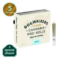 Photograph of product: Dogwalkers - Sudzz (I) - 41.17% - Infused .45g 5pk Pre roll - 2.25g