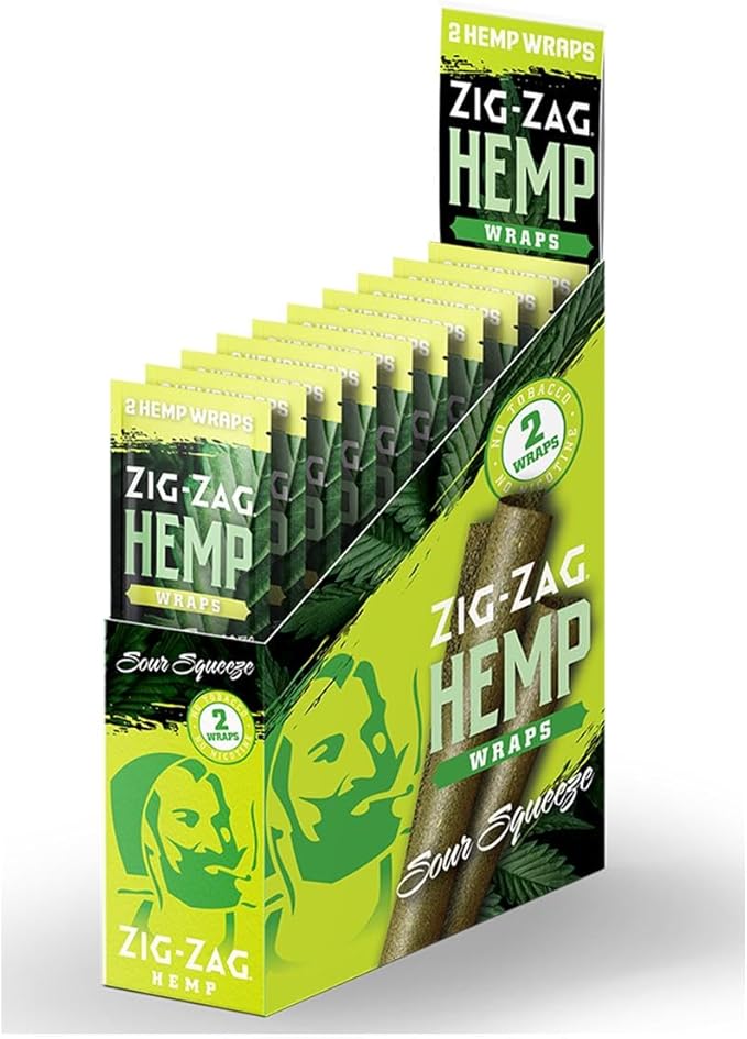Photograph of product: Zig-Zag Hemp Papers | Sour Squeeze