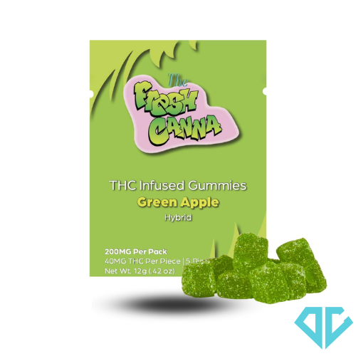 Photograph of product: Fresh Canna Green Apple Live Resin Gummies 200mg