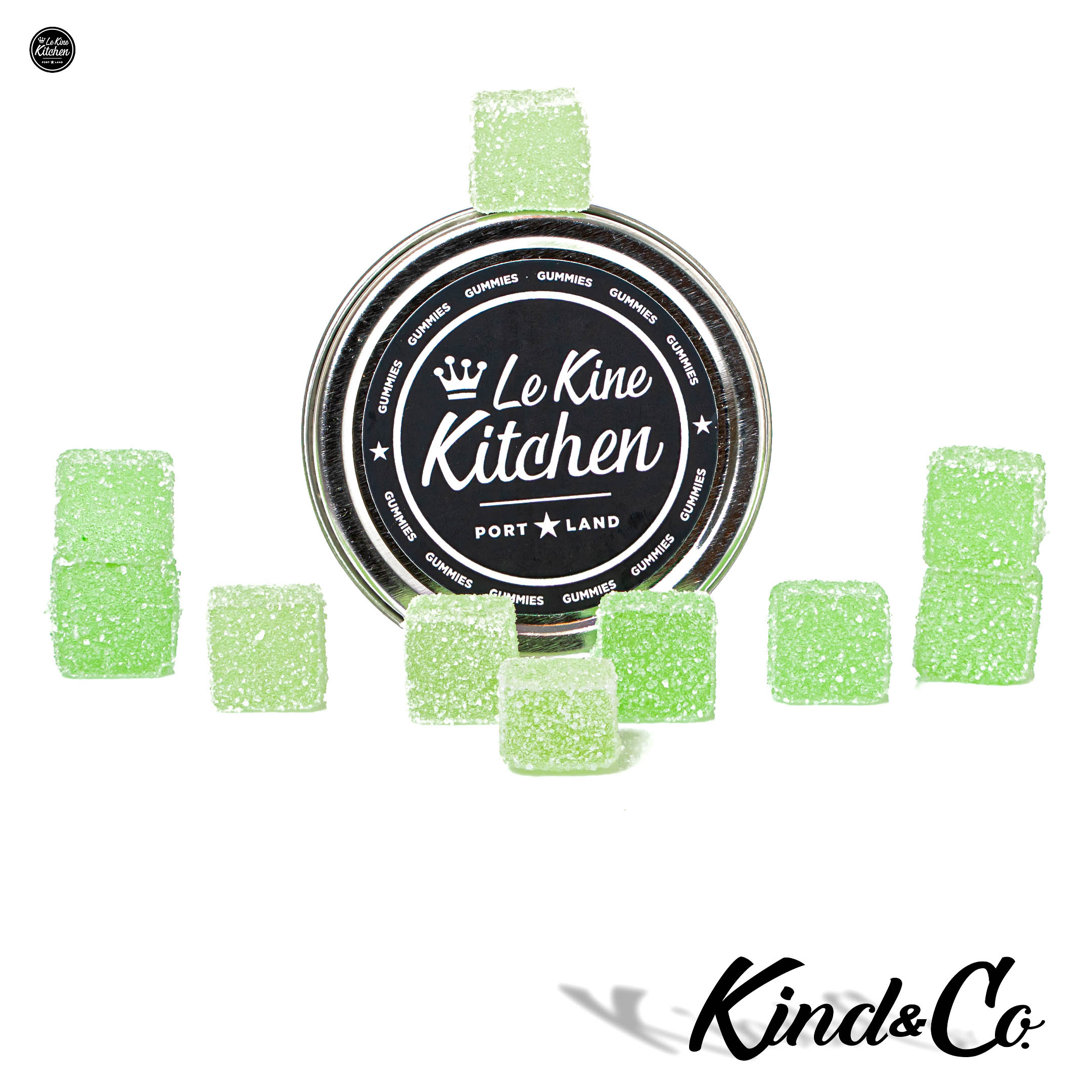 Photograph of product: Le Kine // 25mg | 250mg CBD Gummy