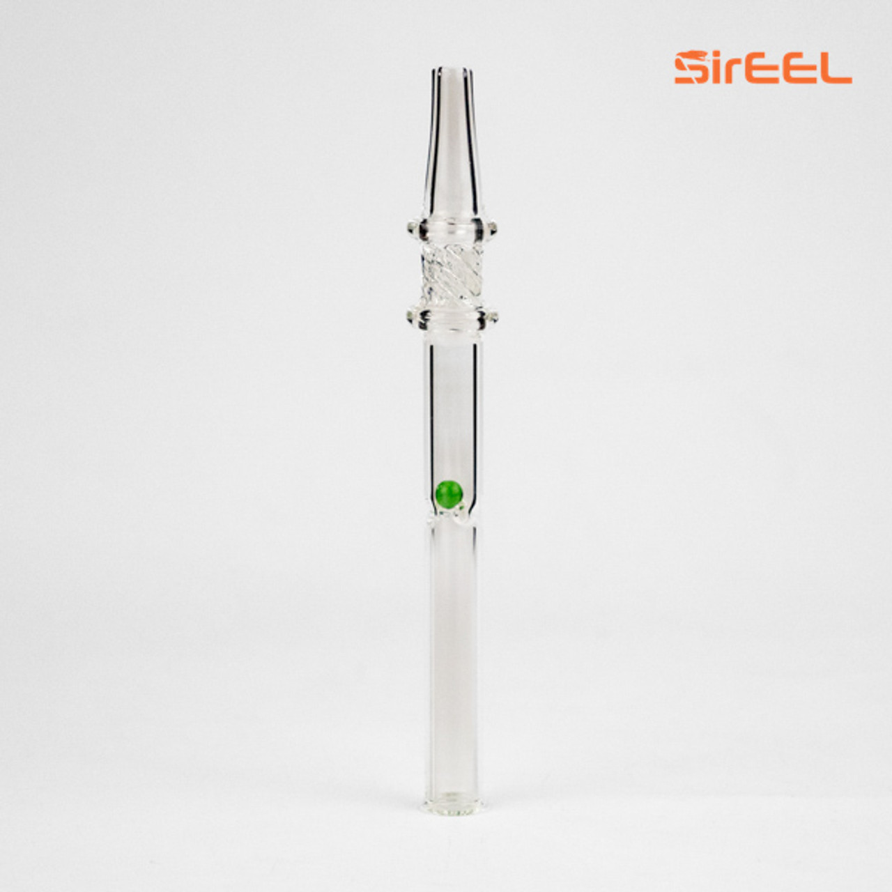 Photograph of product: 6" SirEEL Jewel Vortex Dab Straw w/ Spinning Jewel | Assorted Colors