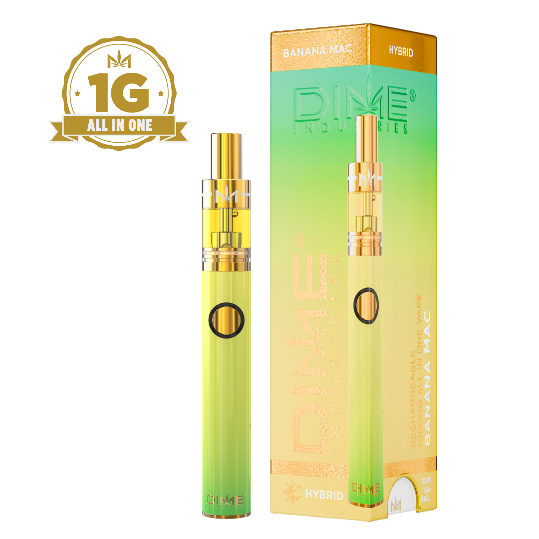 Photograph of product: Banana MAC | All in One Vape 1G