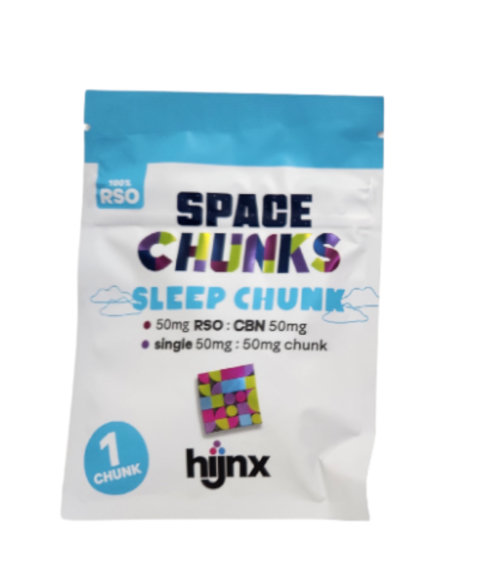 Photograph of product: Sleep Chunk RSO Gummy 1:1 TH-oui:CBN 50mg