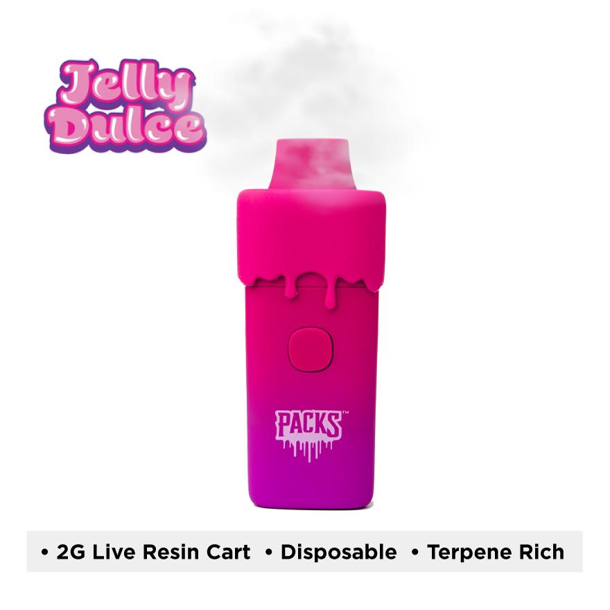 Photograph of product: Packs Pod - Live Resin Jelly Dulce - TwoGrams AIO
