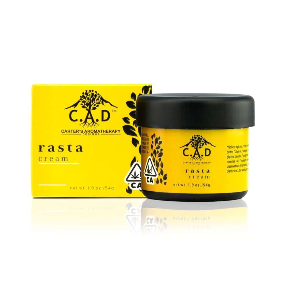 Photograph of product: RASTA PAIN CREAM 2OZ - CARTER'S AROMATHERAPY DESIGNS