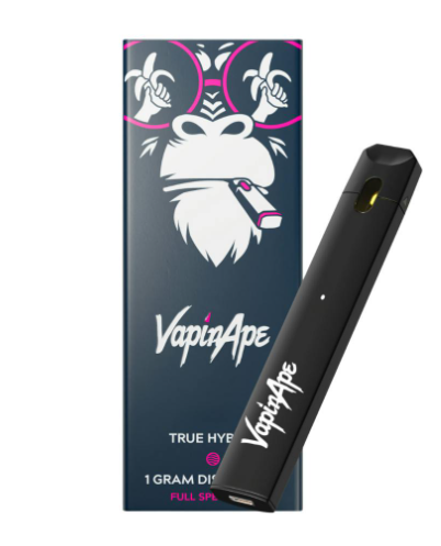 Photograph of product: VAPIN APE BLACK CHERRY KUSH DISPOSABLE 1G