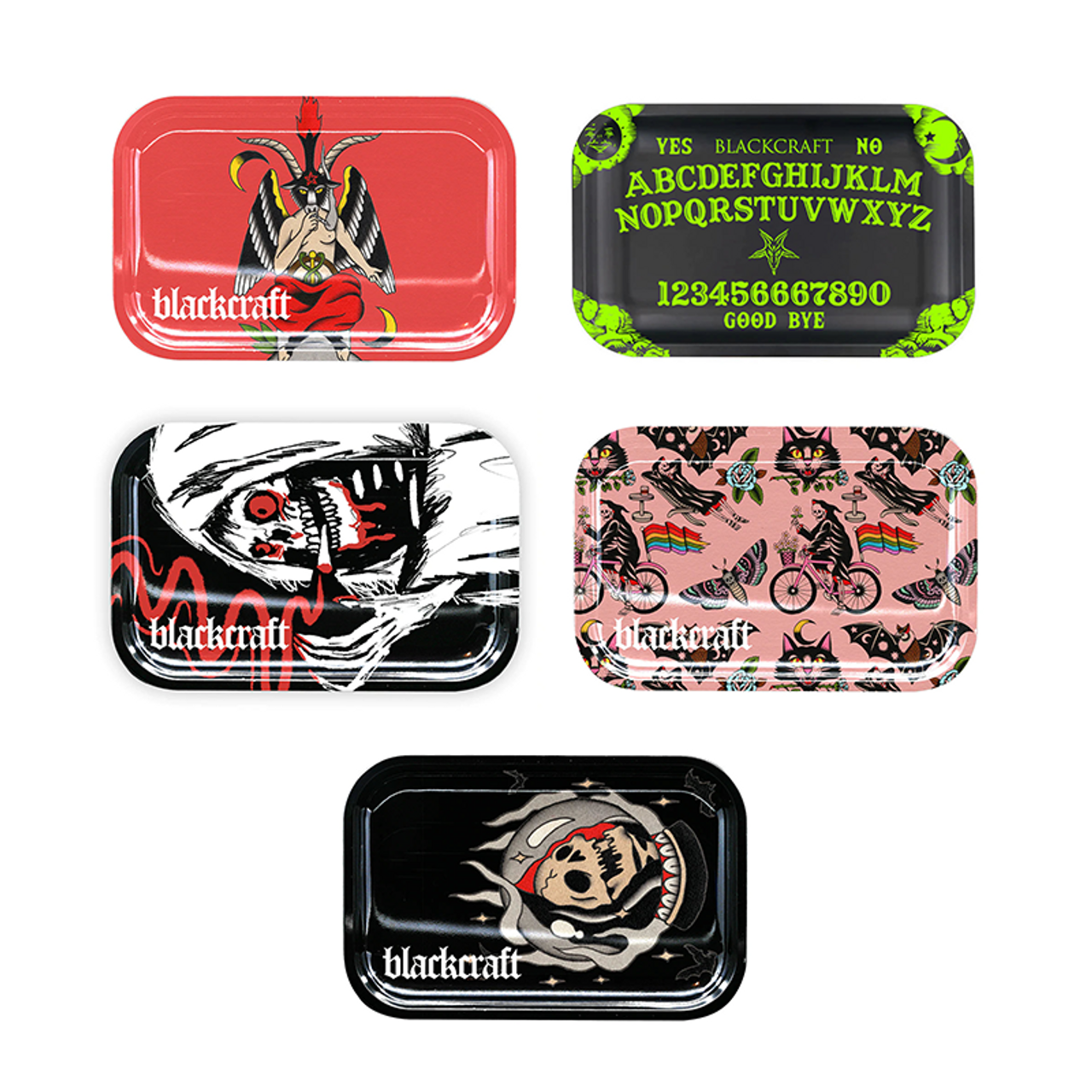 Photograph of product: BLACKCRAFT Rolling Tray | 10.6" x 6.3" | Assorted Styles