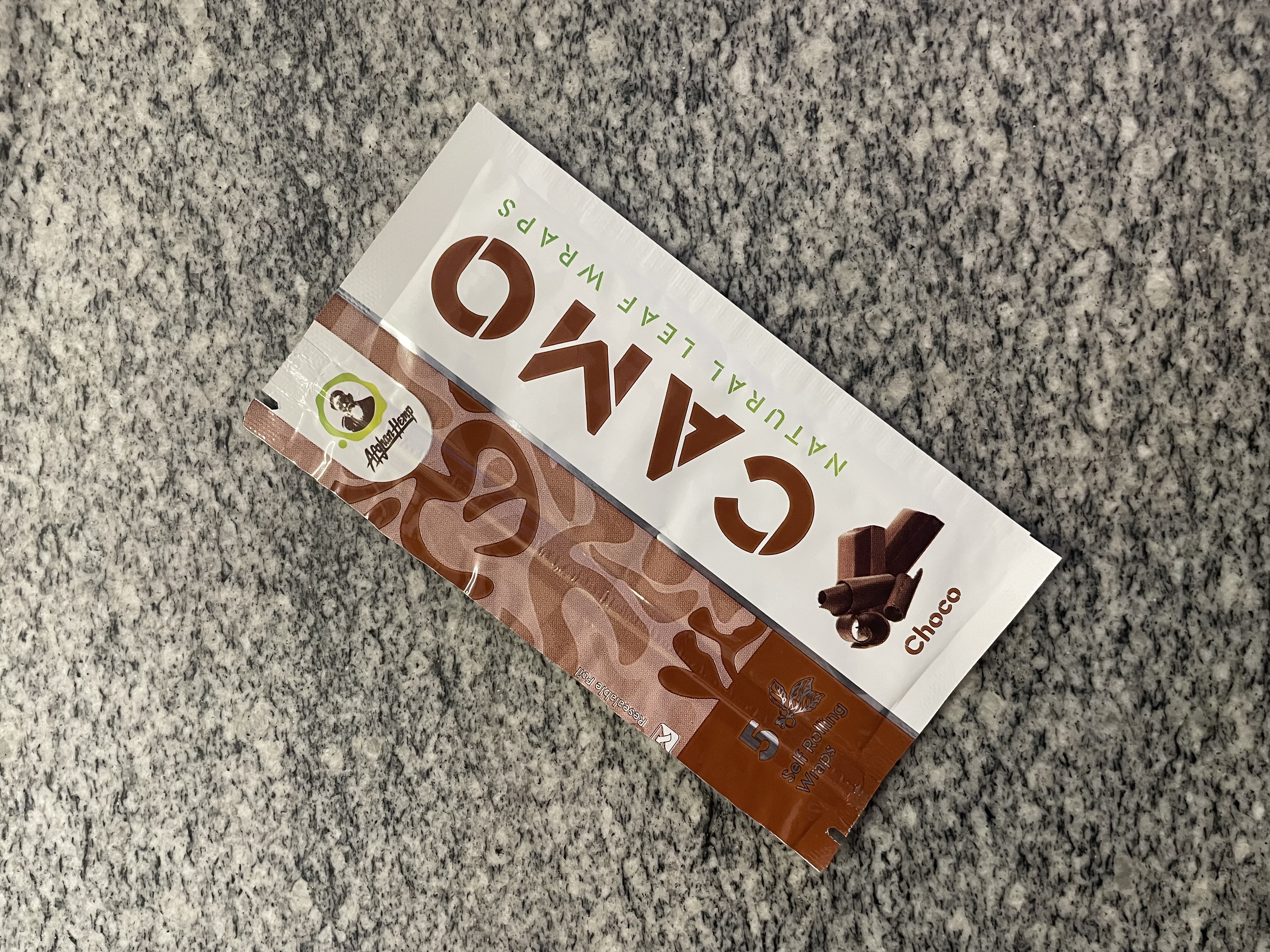 Photograph of product: Camo Natural Leaf Wraps Chocolate