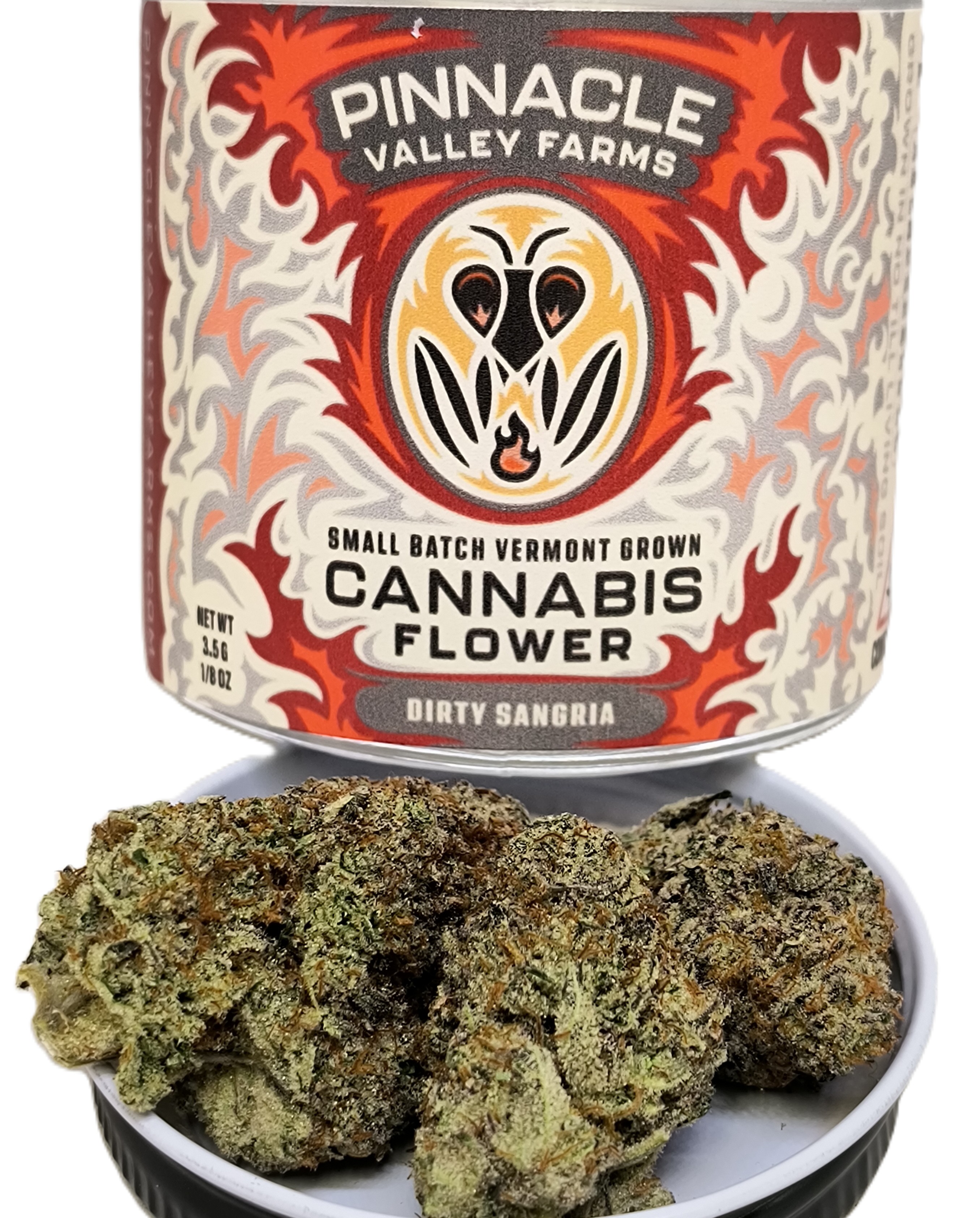 Photograph of product: Dirty Sangria Jar | Pinnacle Valley - 3.5g