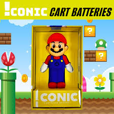 Photograph of product: Iconic Super Mario 510 Thread Battery - Red (YBW)