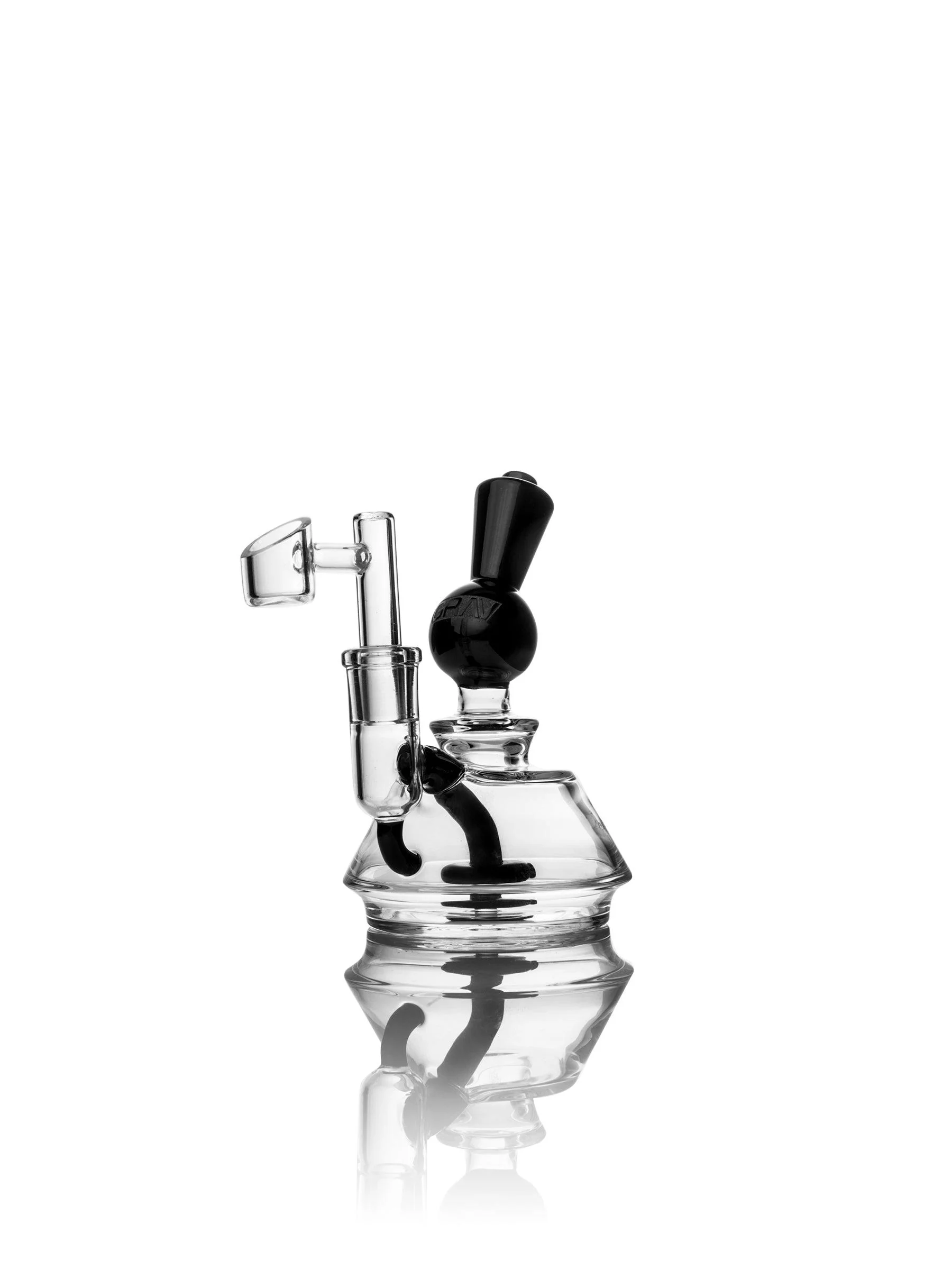 Photograph of product: GRAV | Orbis Borocca Water Pipe | Clear
