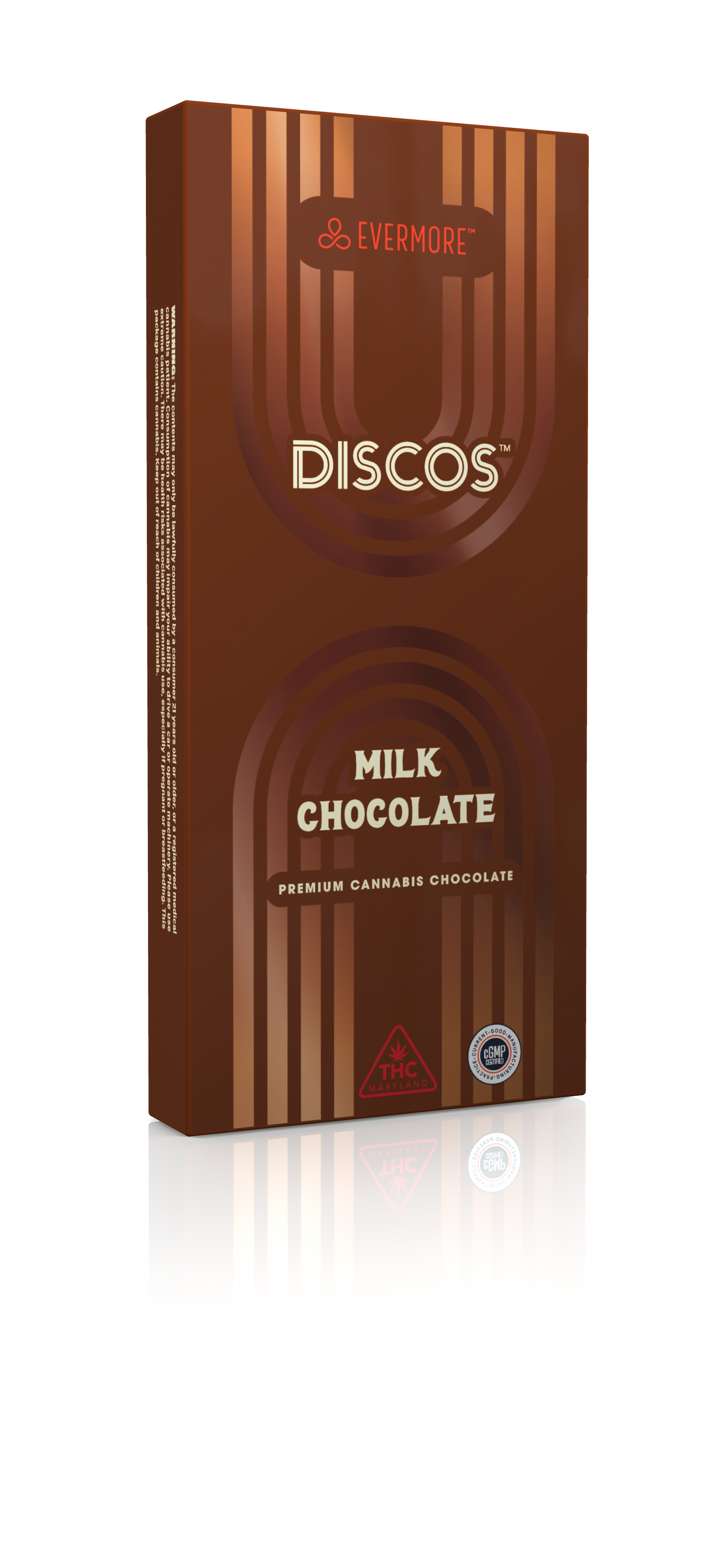 Photograph of Product: Evermore THC Discos Milk Chocolate | 10mg (10ct)