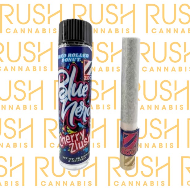 Photograph of product: Zoot - Blue Nerds x Cherry Zlush Hand Rolled au chocolat Hole