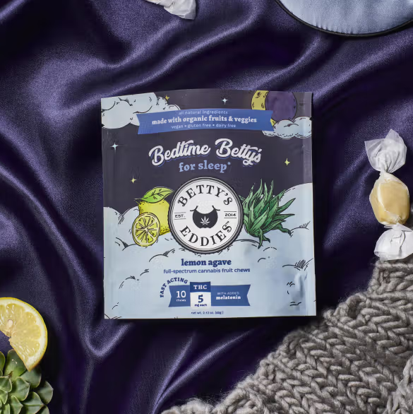Photograph of product: Betty's Eddies | Lemon Agave | 50mg (TAX INCLUDED)