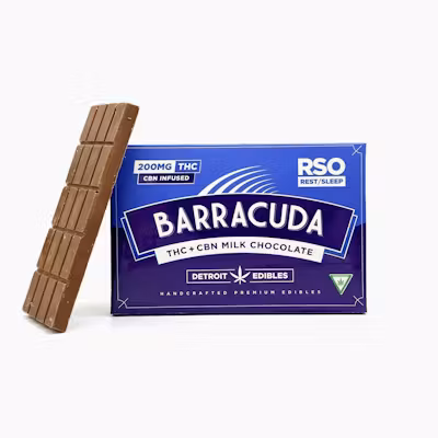 Photograph of product: Barracuda Bar | Edible | RSO | Milk Chocolate | 200mg