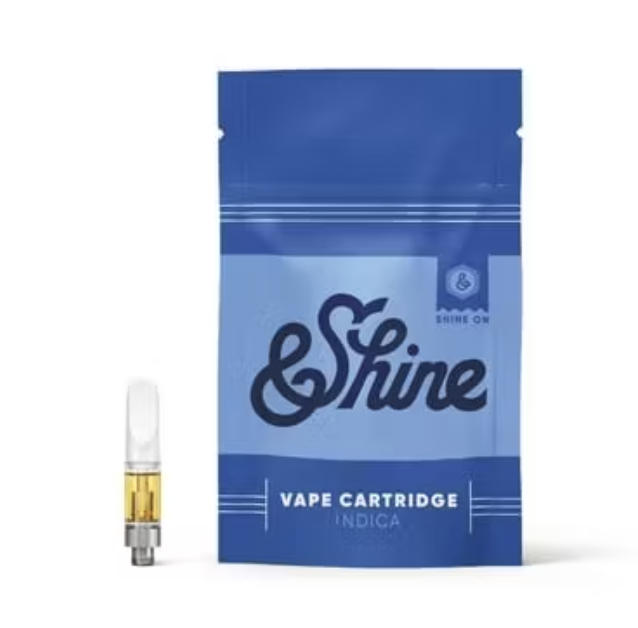 Photograph of product: &SHINE FIRE OG CARTRIDGE .5G