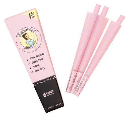 Photograph of product: Pink 1 1/4 Pre-roll Cones 6pk
