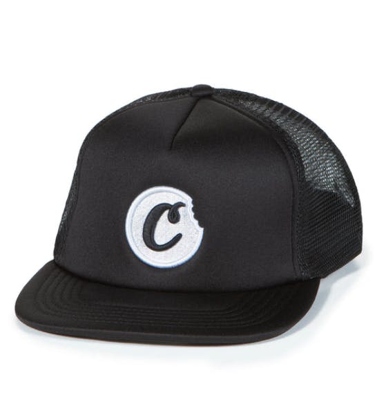 Photograph of product: C-Bite Trucker Hat - Black/White - 