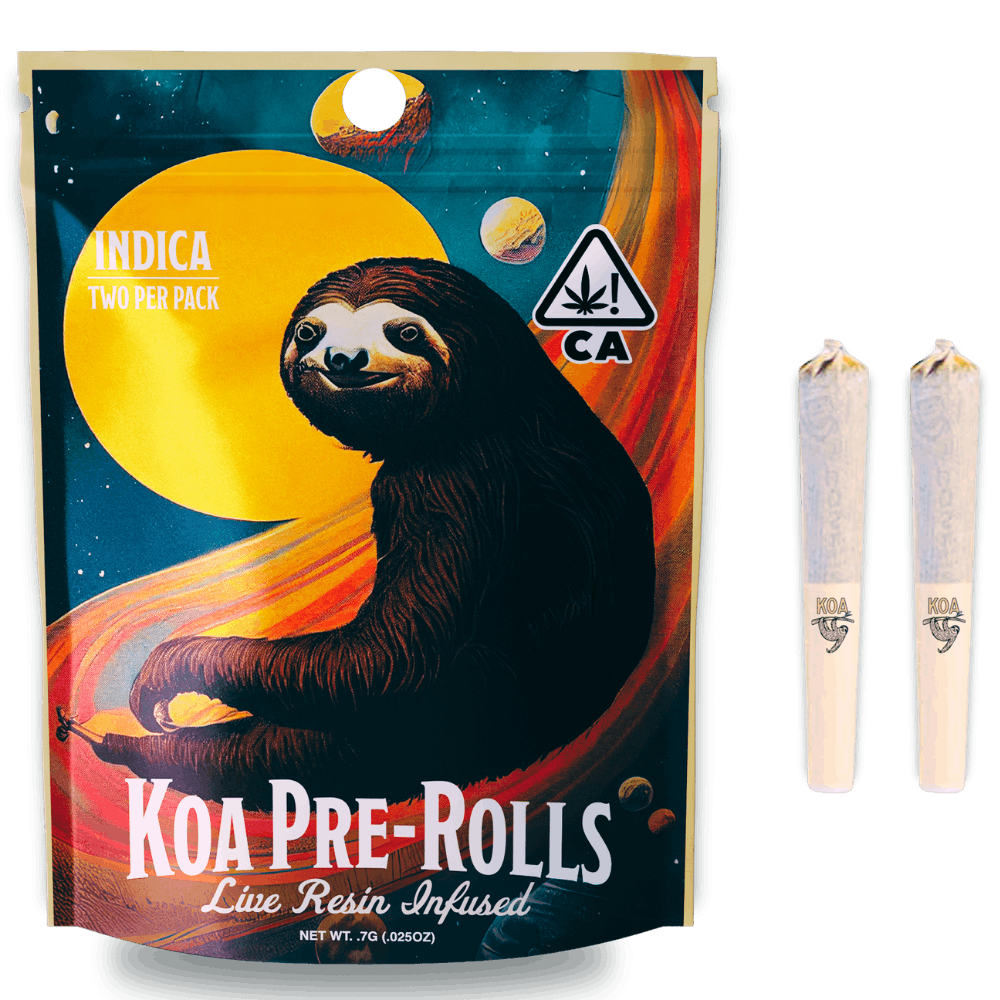 Photograph of product: Koa - Garlic Cocktail x Oreoz (I) - Infused Joint - 2 Pack