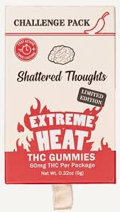Photograph of product: Shattered Thoughts | 60 mg Extreme Hot Gummy