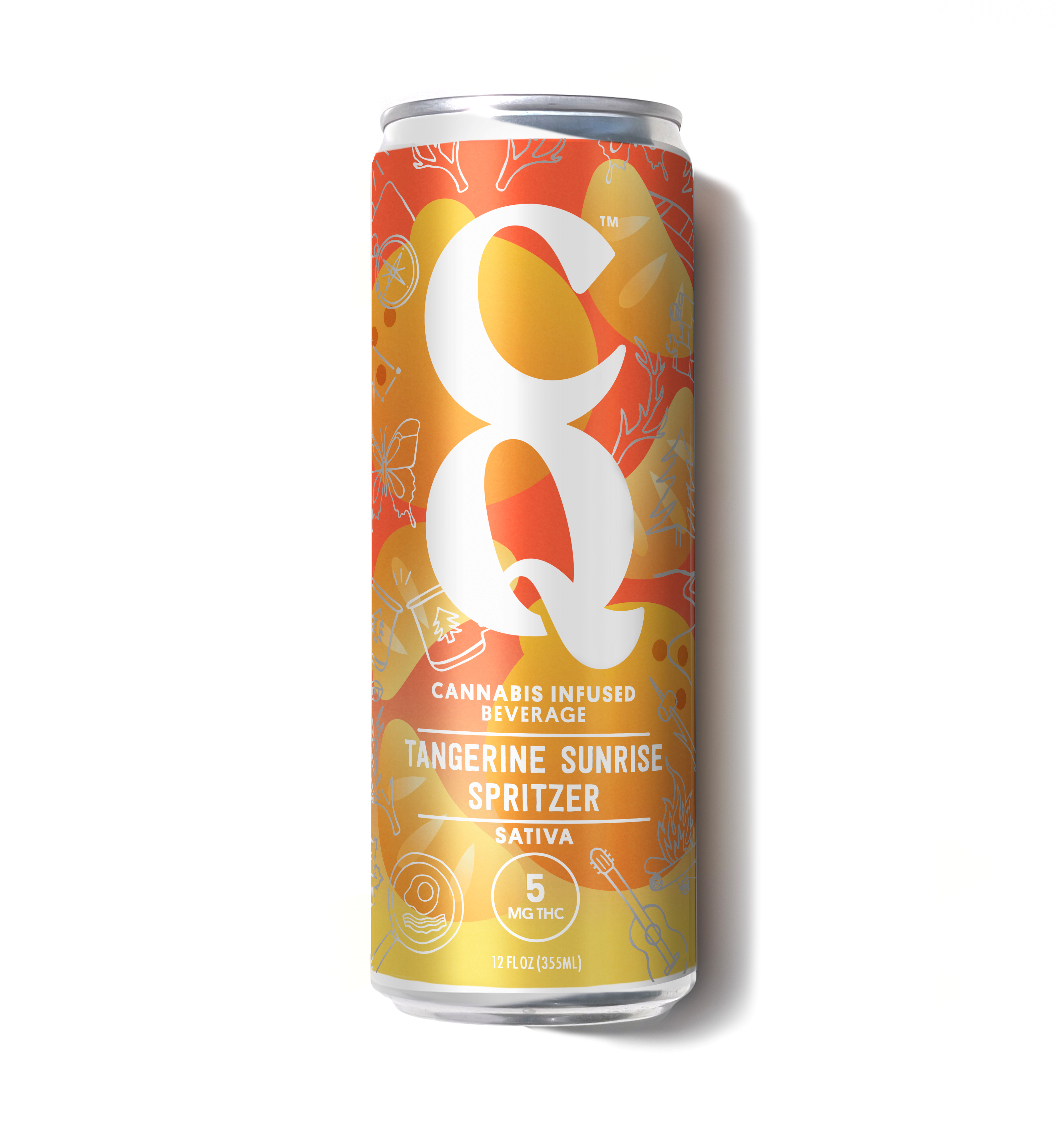 Photograph of product: CQ | Tangerine Sunrise Spritzer | 5mg