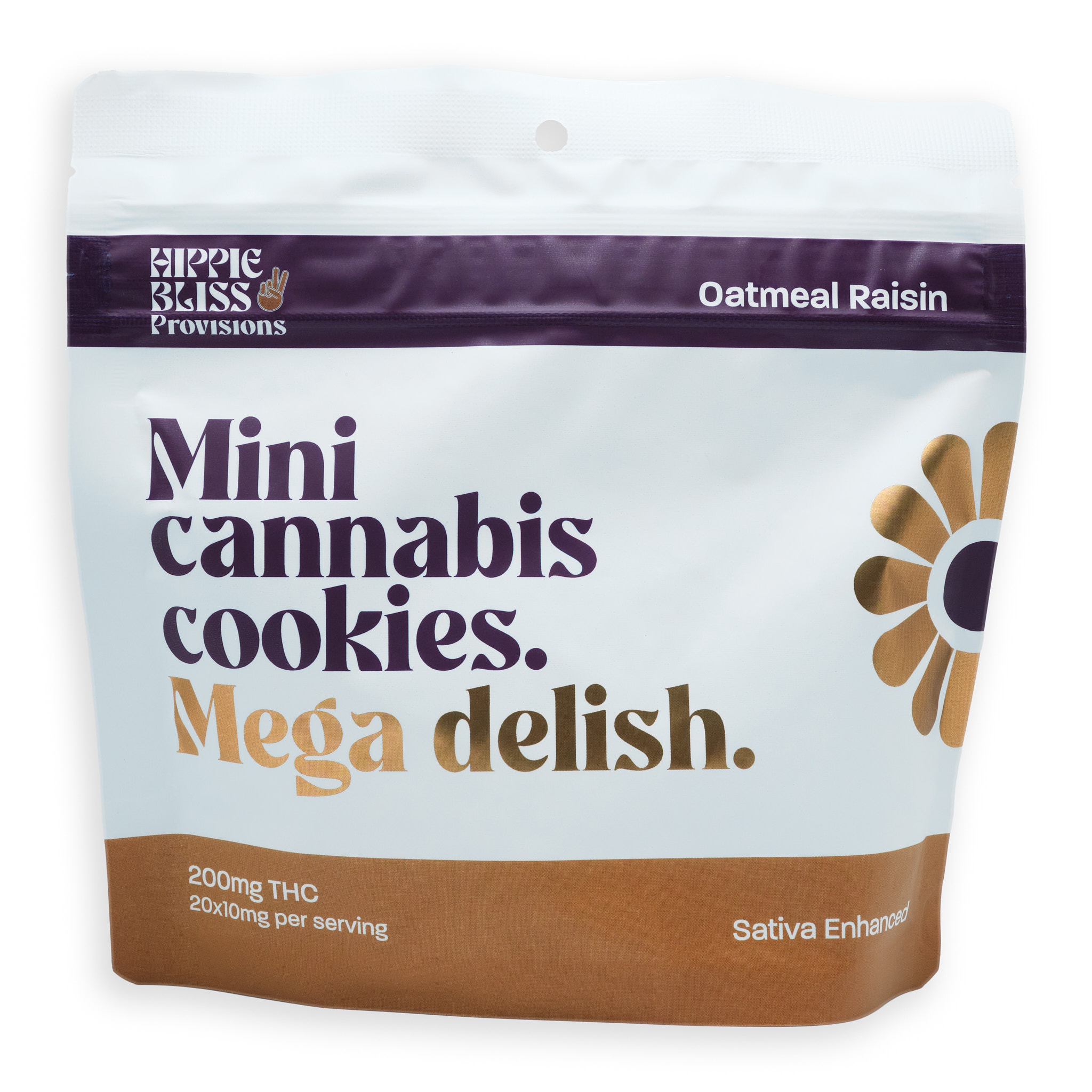 Photograph of product: Oatmeal Raisin Cookies | 200MG
