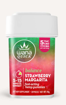 Photograph of product: Strawberry Margarita 100mg | Wana