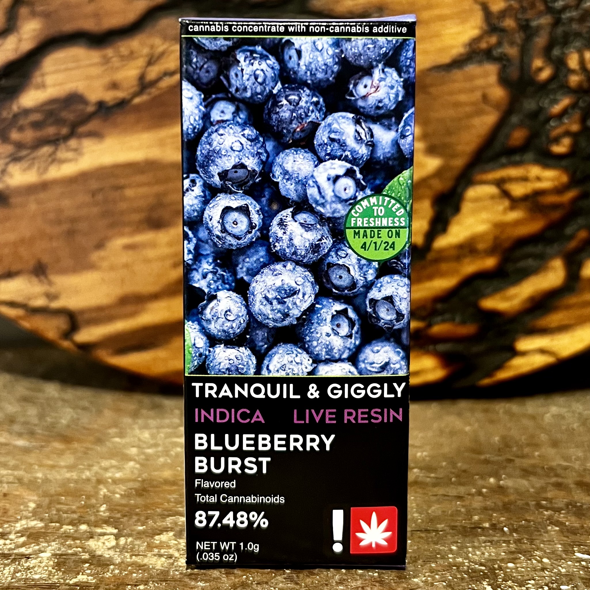 Photograph of product: Blueberry Burst Live Resin | 1g