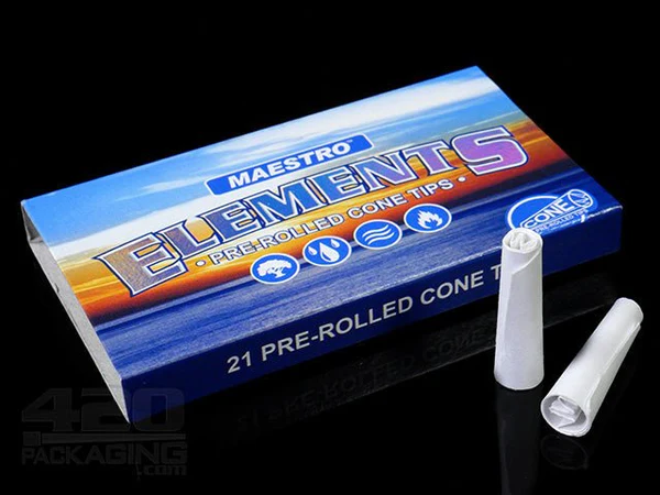 Photograph of product: Elements Pre-Rolled Conical Maestro Tips