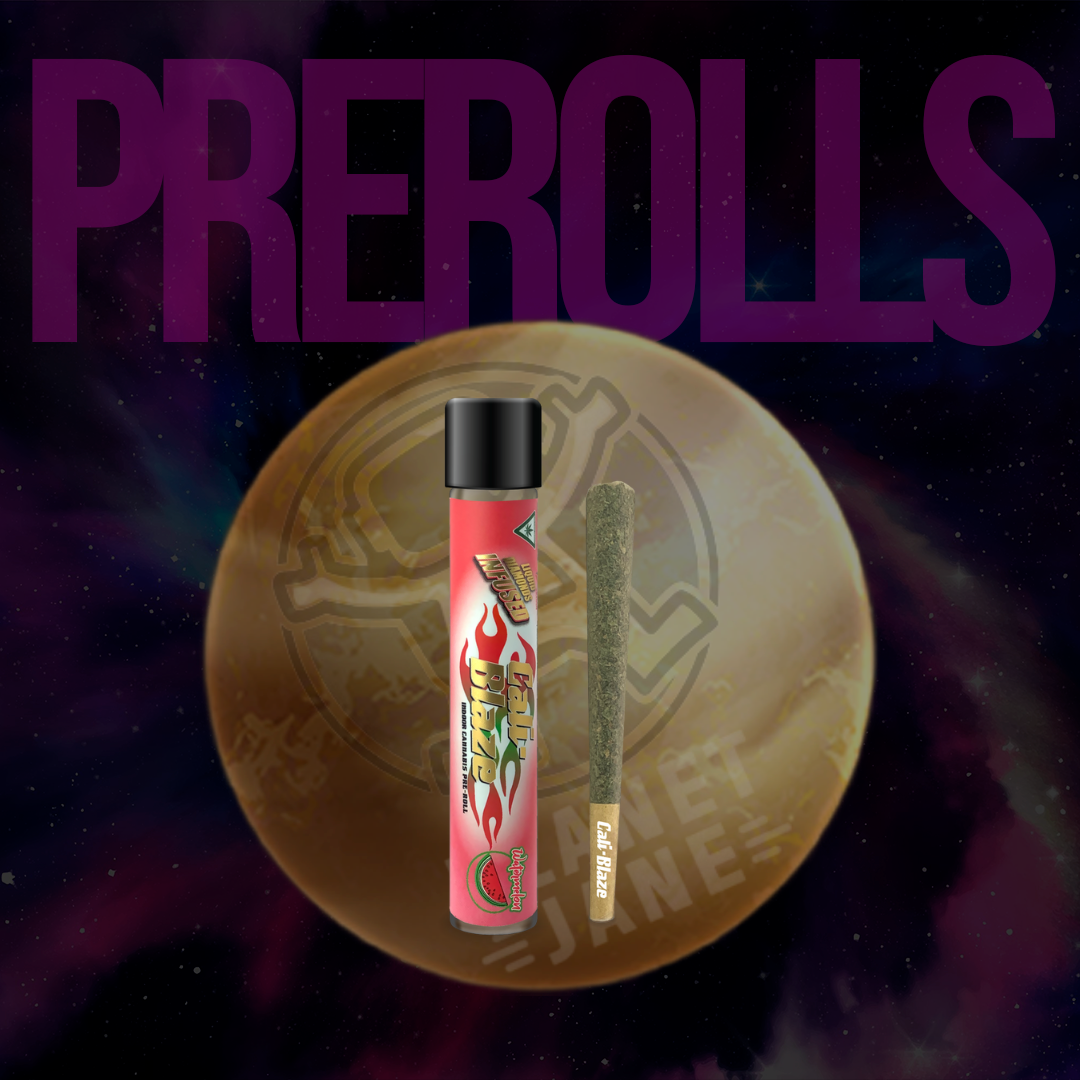 Photograph of product: Cali Blaze - 1.2g Preroll - Watermelon Oui'd