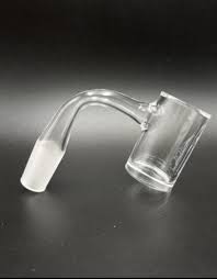 Photograph of product: 14mm Flat Top Clear Bottom Quartz Banger (YBW)
