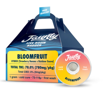 Photograph of product: Jaunty Live Rosin | BloomFruit- Badder