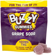 Photograph of product: Grape Soda Gummies | 100mg - Buzzy