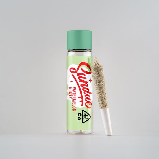 Photograph of product: Sundae - Watermelon Runtz Infused Pre Roll - .5g - 