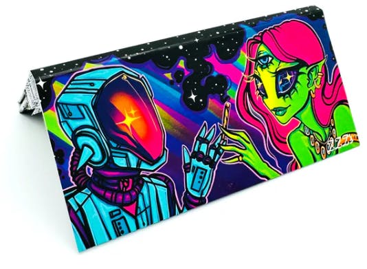 Photograph of product: Space Lovers King Size Hemp Rolling Papers + Tips | 32pk