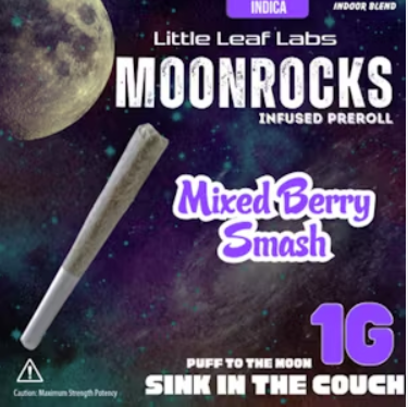 Photograph of product: Berry Smash - Moonrock Infused Preroll