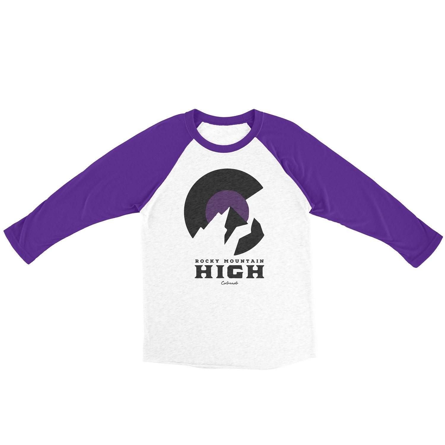 Photograph of product: T-Shirt - Baseball - RMH - Purple (XXL)
