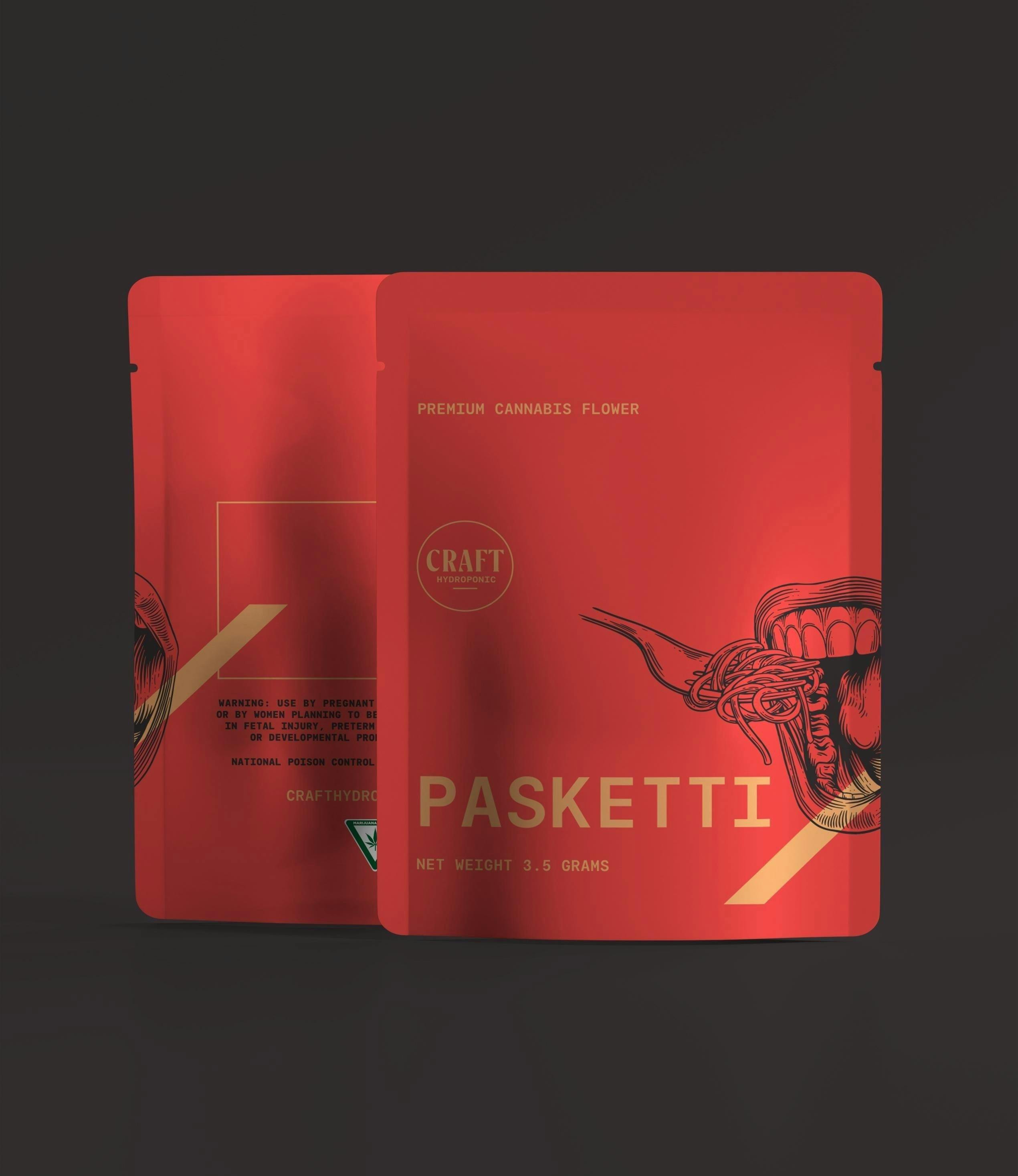 Photograph of product: Pasketti 3.5g Prepack