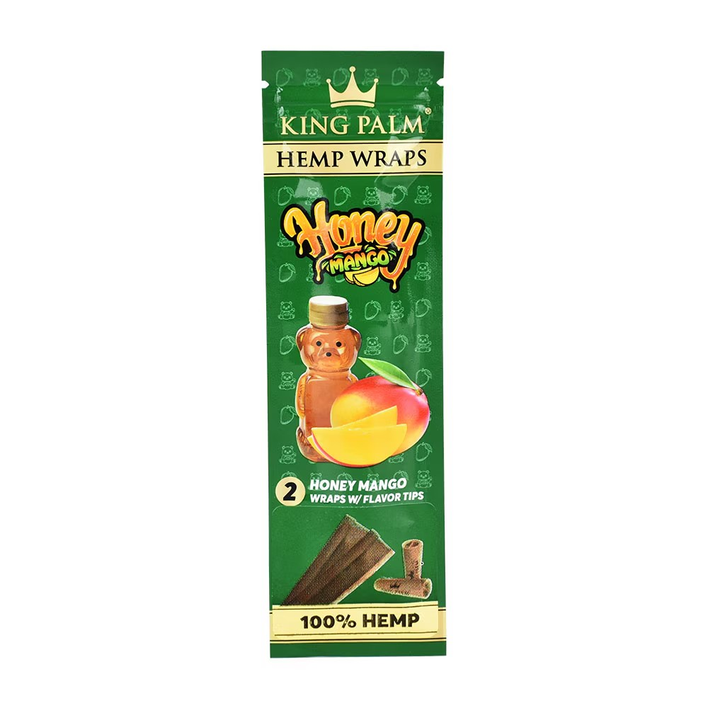 Photograph of product: King Palm Hemp Wraps Honey Mango 2pk