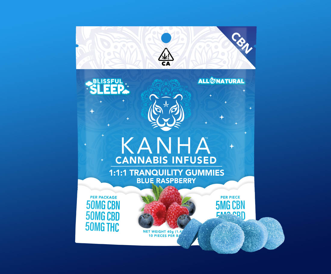 Photograph of product: Tranquility - Blue Raspberry - 50mg - 10ct