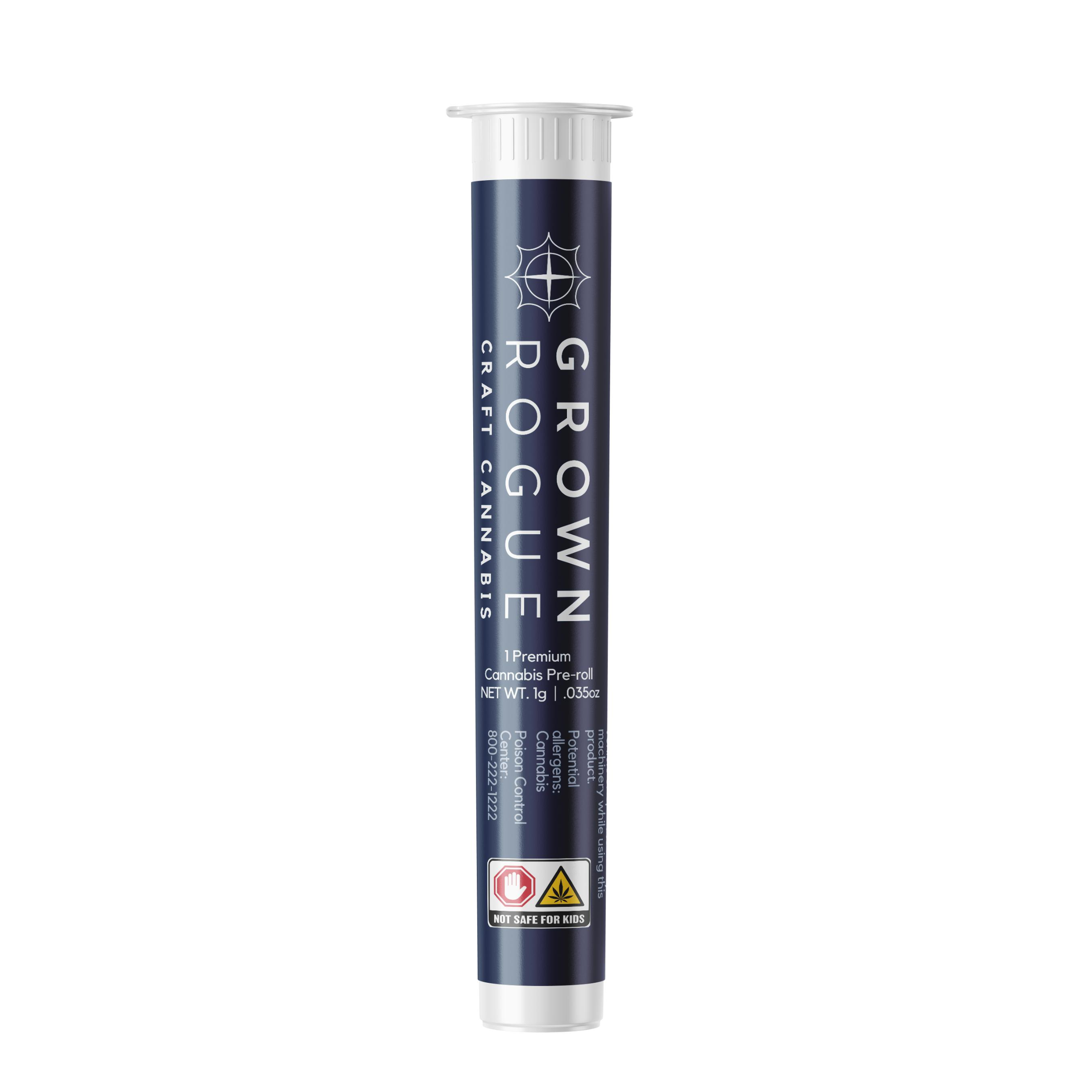 Photograph of product: Grown Rogue | Pre-Roll | Punch Breath | 1.0g