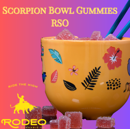 Photograph of product: Rodeo RSO Scorpion Bowl (H) 20ct Gummies 00184