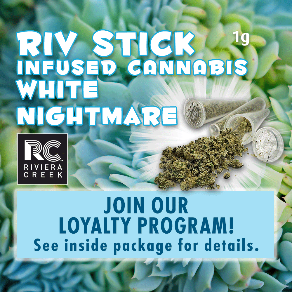 Photograph of product: White Nightmare | Riv Stick | Infused Flower | 1g