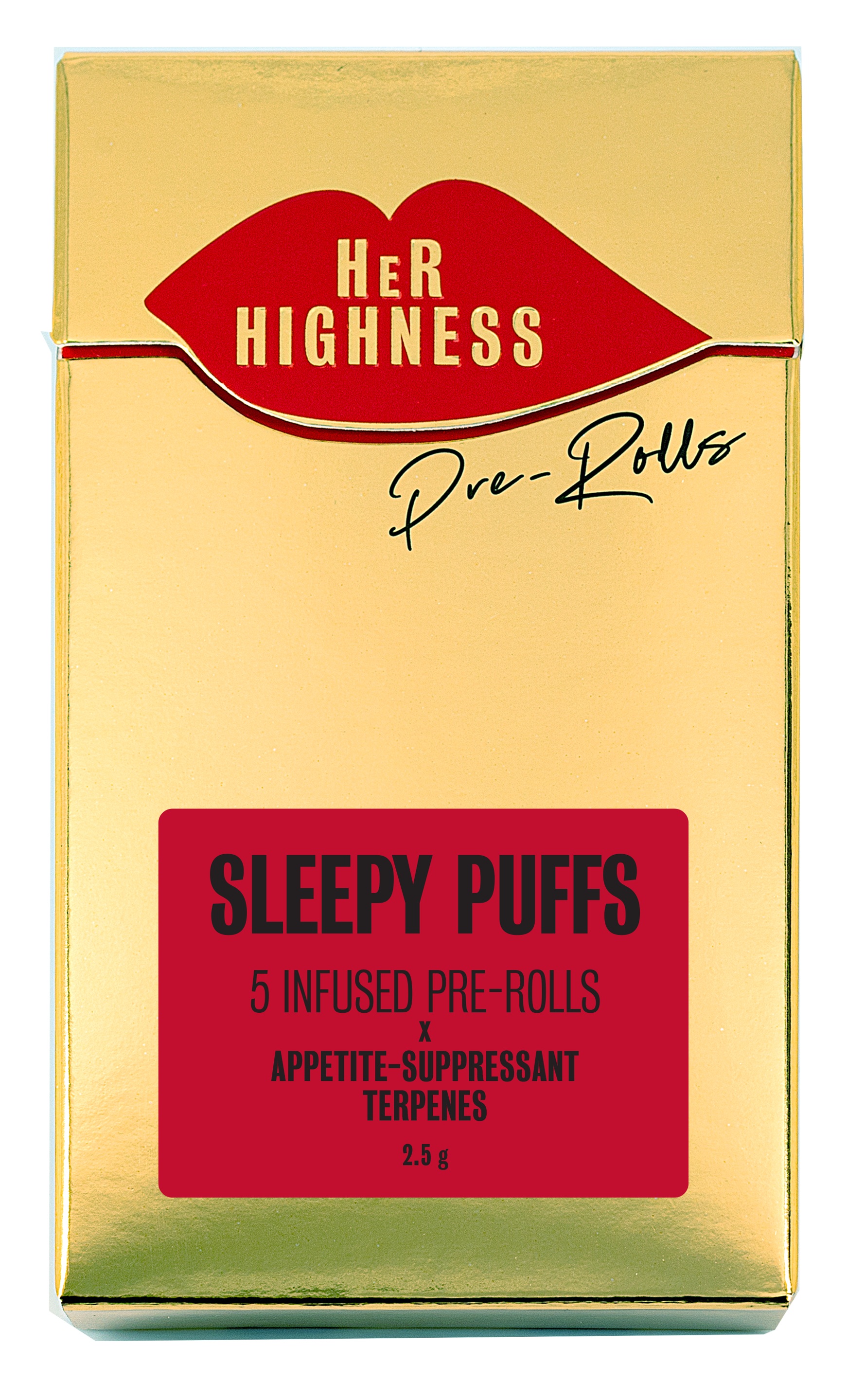 Photograph of Product: Her Highness - Sleepy Puffs 5pk Infused Prerolls - 2.5g
