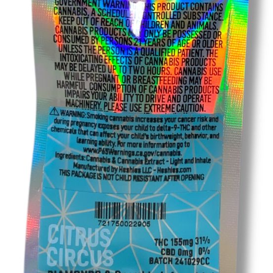 Photograph of product: Selfies - Citrus Circus 2pk Infused Preroll - 